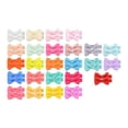 thumbnail image 3 of 50 lazos forrados para niñas, pinzas para pelo para bebés, para aplicar maquillaje., 3 of 9