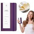 thumbnail image 2 of A6 Notebook, Oimcto Wear-Resistant Cover, Lies Flat, Portable & Lightweight, Multi-Color Options for Memo & Planning, 80 Pages, Violet, 2 of 9