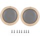 thumbnail image 1 of uds altavoz de Audio de 8 pulgadas cubierta protectora de malla metálica cubiertas circulares decorativas dorado + negro, 1 of 8