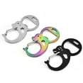 thumbnail image 3 of EeaseCA 2 Pcs Porte-Clés en Acier Inoxydable Coloré Ouvre-Bouteille Porte-Clés Multifonction Ouvre-Bouteille Design Dauphin Créatif Porte-Clés Extérieur, 3 of 7