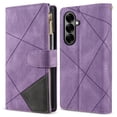 thumbnail image 2 of Designed For Samsung Galaxy Z Fold 7 Wallet Cases 9 Card Slots Zipper Purse Leather Card Slot Flip Kickstand Magnetic Closure Cover with Wrist Strap For Samsung Galaxy Z Fold 7, Purple, 2 of 10