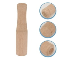 Greenadscape Garlic Press Spice Grinder 1Pcs Wood Pestle for Food Smashing Home Cooking Kitchen Tool