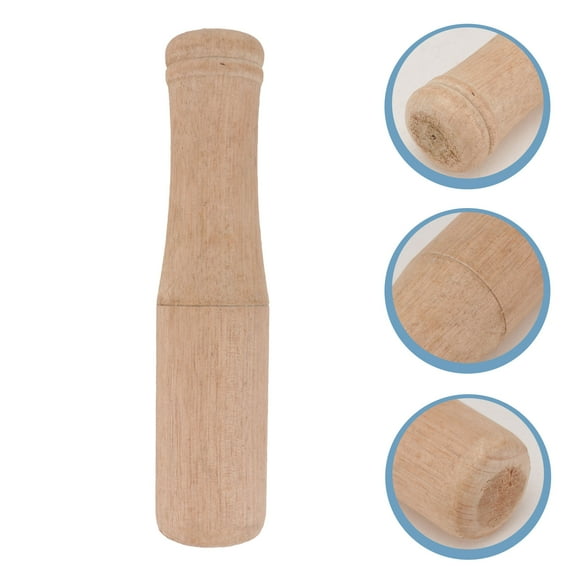Greenadscape Garlic Press Spice Grinder 1Pcs Wood Pestle for Food Smashing Home Cooking Kitchen Tool