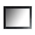 thumbnail image 1 of Bellaterra Home 808185-M-30 30 in. Rectangle Wood Frame Mirror, Matte Black, 1 of 1