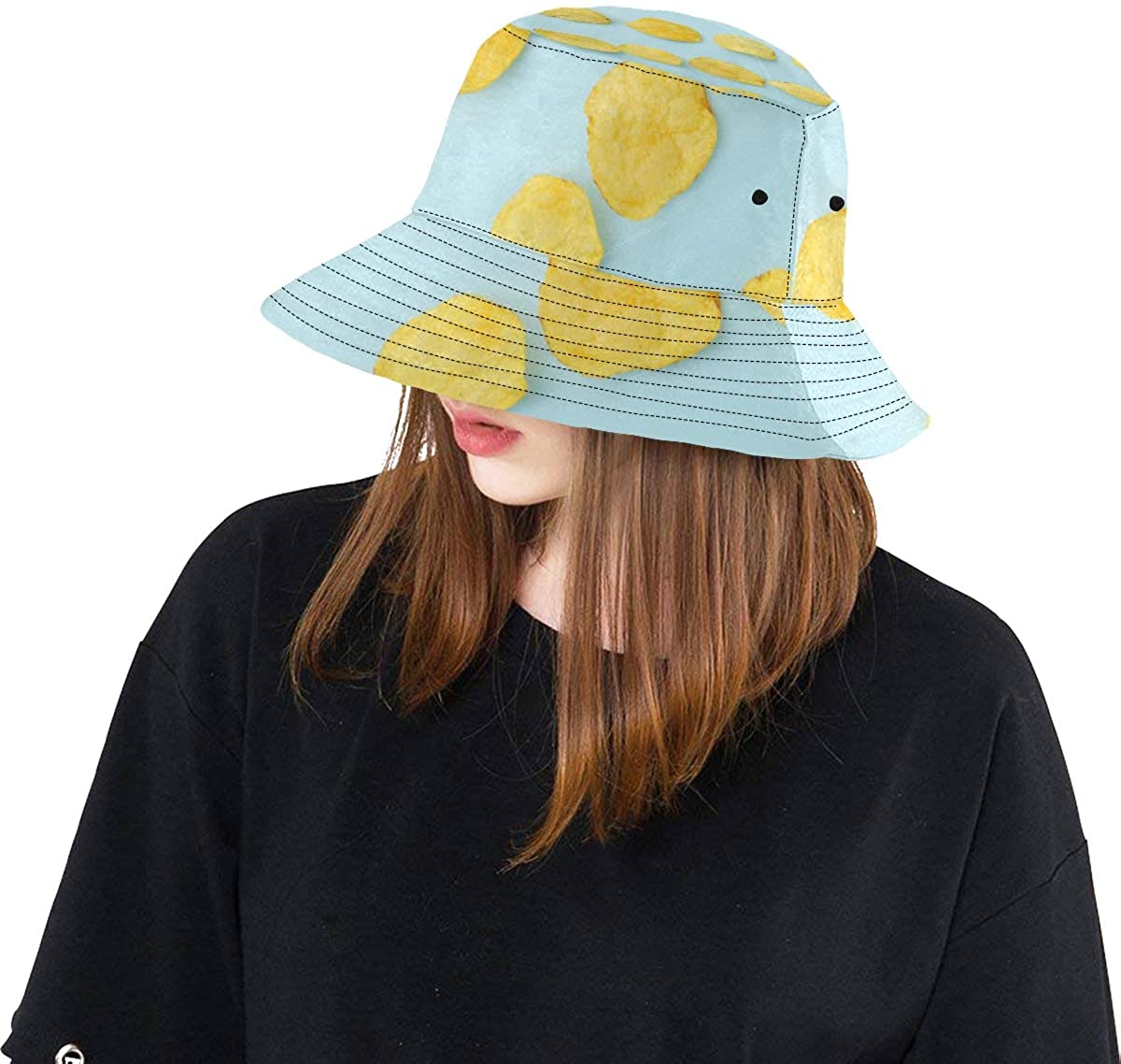 Bucket Hats for Kids Potato Chips Snack 
