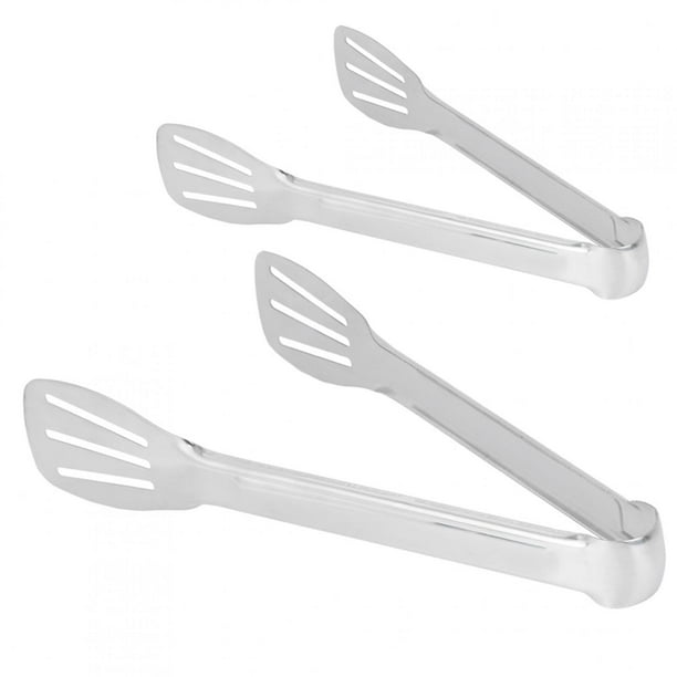 Serving Tongs, Stainless Steel Ergonomic Handle Kitchen Tong Easy To