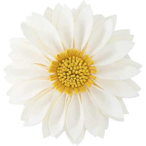 JWH 3D Handmade Decorative Beige Soft Pillows for Couch 12inch Cottage in Beige