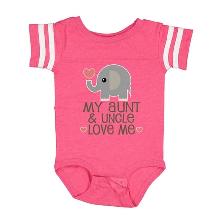 

Inktastic Aunt and Uncle Love Me Nephew Gift Baby Boy or Baby Girl Bodysuit