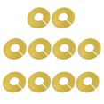 thumbnail image 2 of HLONK 10 Pcs Séparateur de Garde-Robe Réutilisable Surface Lisse Plastique Rond Séparateurs de Taille pour Vêtements Fournitures Ménagères, 2 of 8