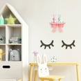 thumbnail image 4 of HLONK Wooden Partition Storage Rack Jewelry Display Case Book Shelves Pink Home Decor Toy Stand Baby, 4 of 8