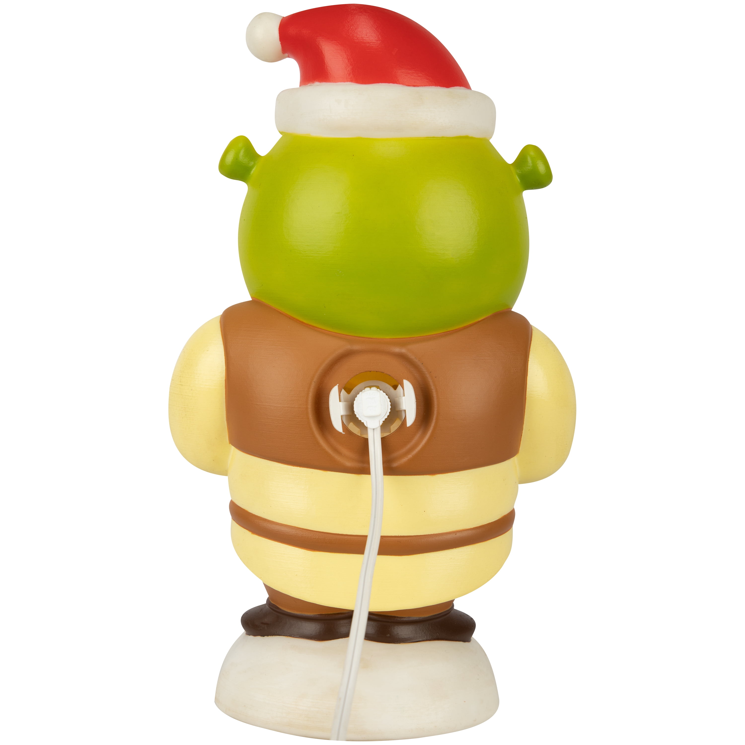 Christmas Lighted Outdoor Decor for Garden & Patio Blow Mold Shrek with Stocking Universal 12 in