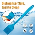 thumbnail image 3 of KitsKap Silicone Basting Brush 2 Pcs Pastry Brush for Oil, Grill Barbecue Sauce Baking , Blue, 3 of 7