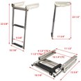 thumbnail image 5 of Windline Boat Under Platform Ladder SM-2X | 2 Step 23 5/8 Inch SS, 5 of 5