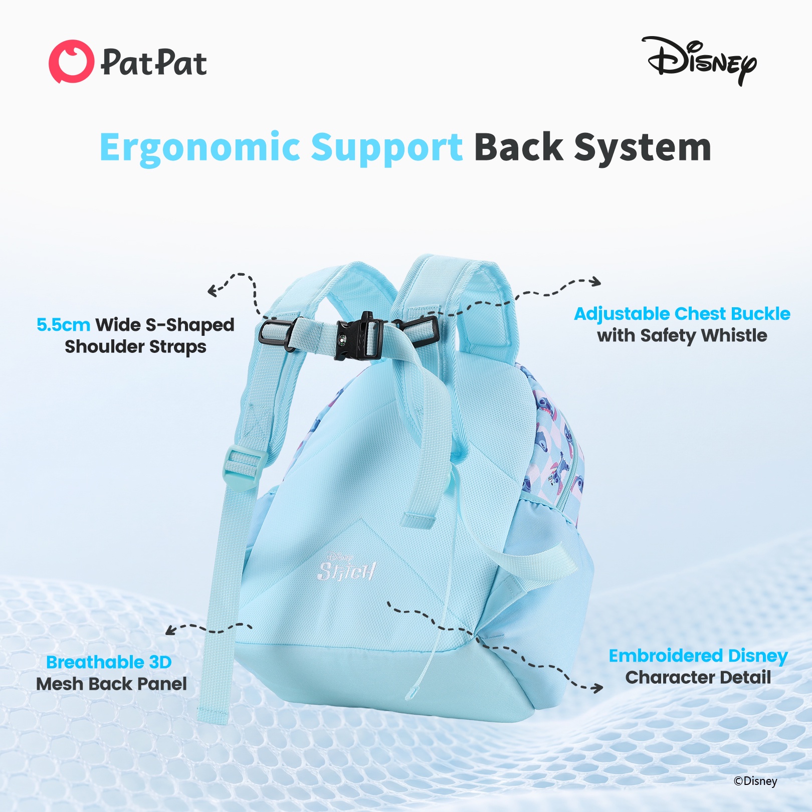 Mochila de Stitch para niños pequeños, para niños y niñas, para escuela, regreso a clases, regalo 6