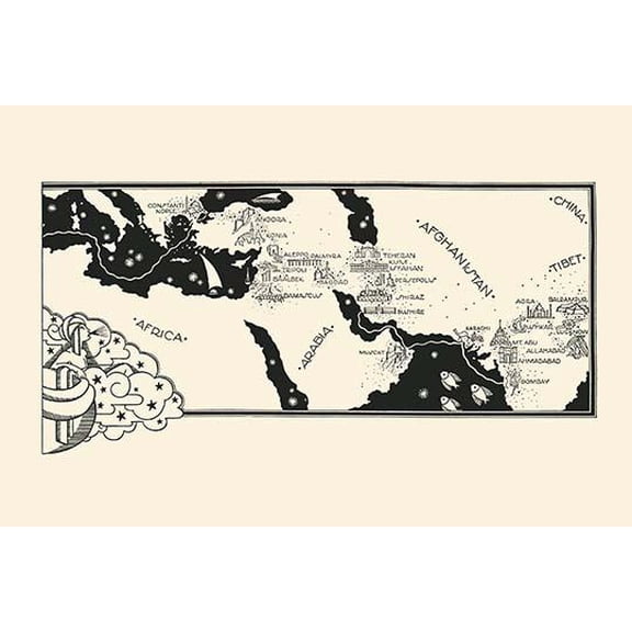 The Ancient Middle East-Fine Art Canvas Print (20" x 30")