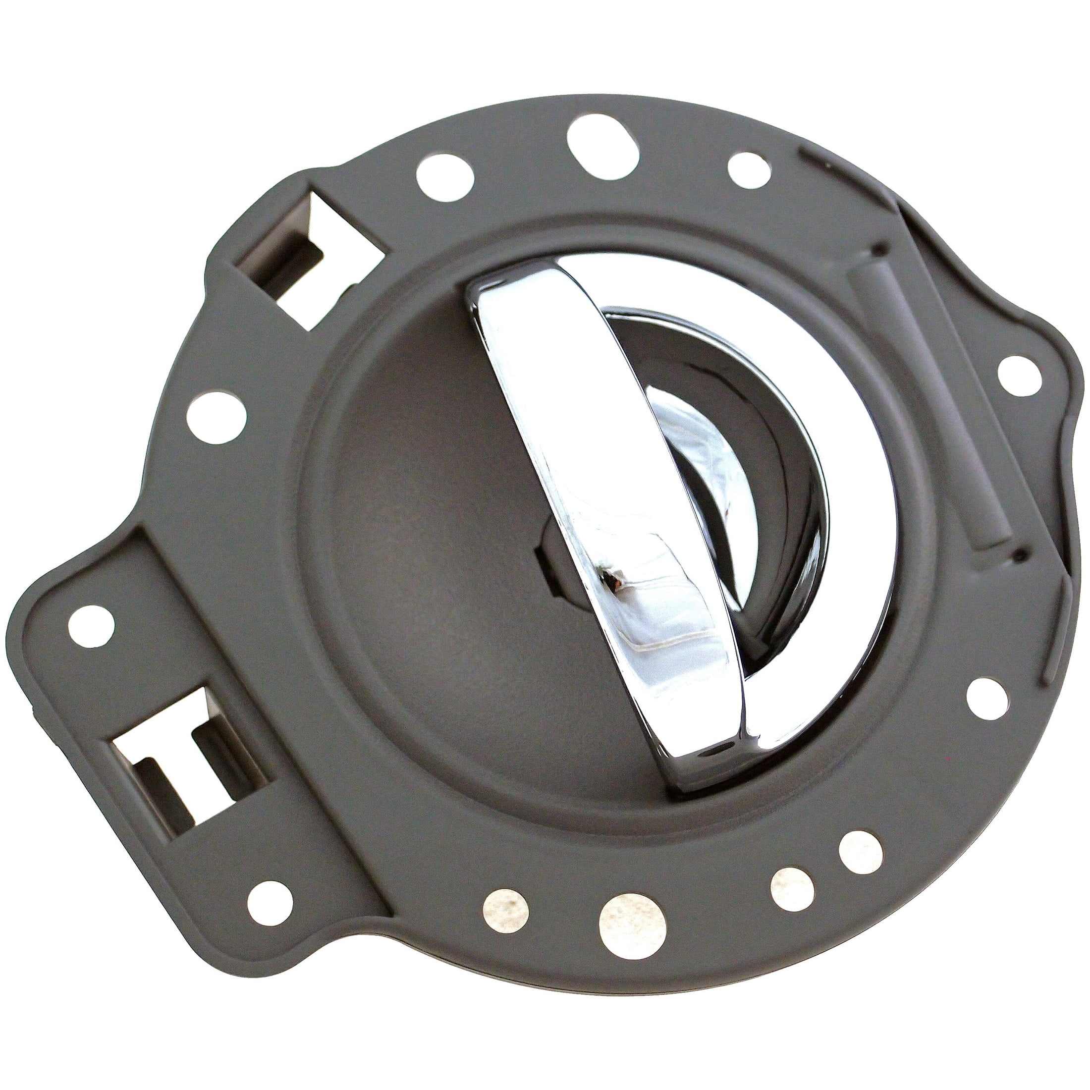 Dorman 84088 Rear Driver Side Interior Door Handle for Specific Jeep Models, Chrome Lever; Gray Housing