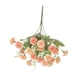 thumbnail image 5 of Flor de clavel artificial, oficina en casa, escuela, decoración floral, fiesta de boda, tela de seda, ramo de flores falsas, café ligero Yuarrent HA6616-05B, 5 of 6