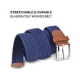 thumbnail image 4 of Stretch Braided Woven Belts without Holes, Elastic Casual Belts for Men and Women by Umo Lorenzo, 4 of 5