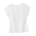 thumbnail image 4 of Camiseta para Mujer, Trajes, Ropa, Señoras, Camiseta Básica para Vacaciones, Trabajo, M, 4 of 8