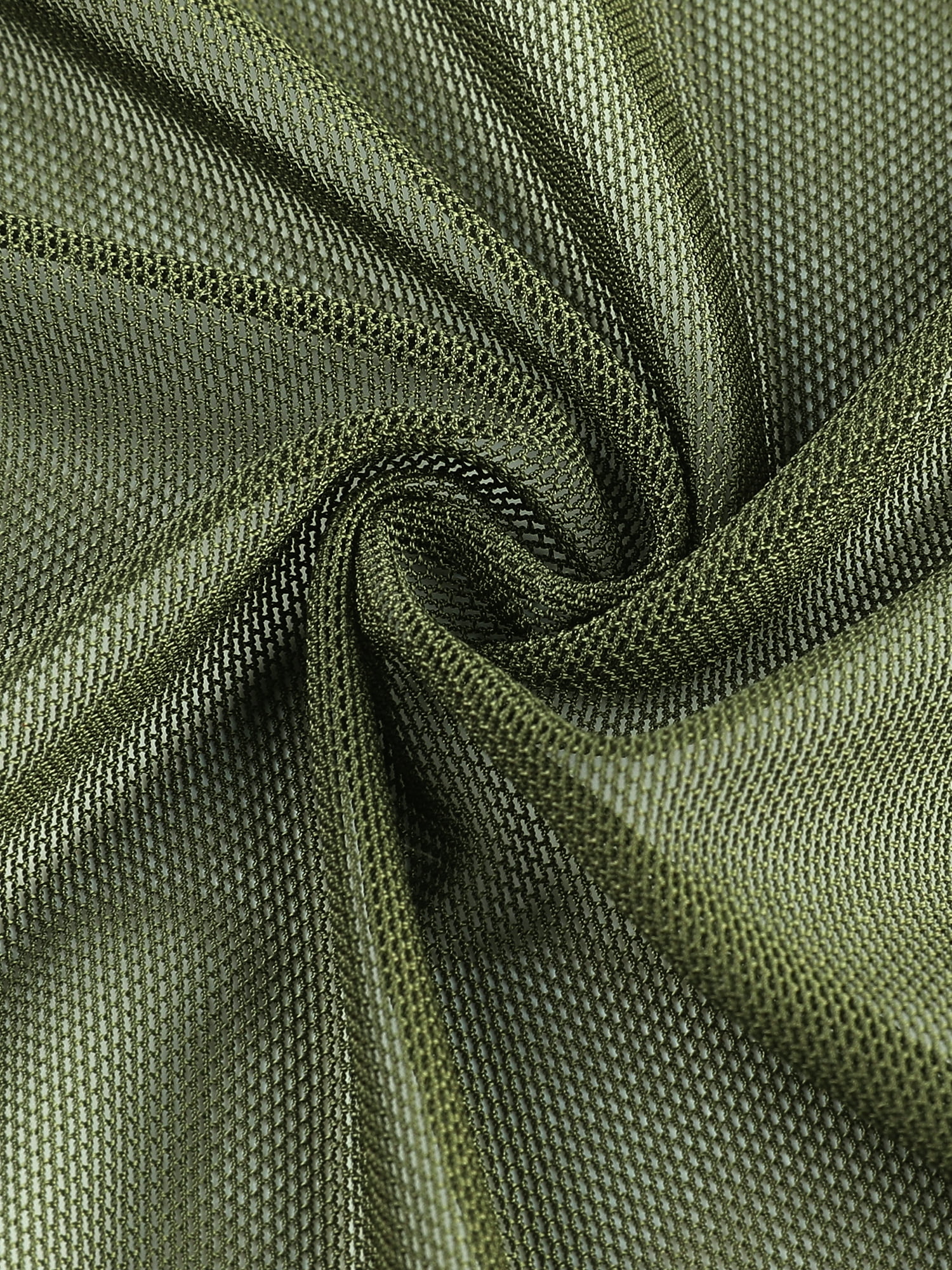 DARING DIVA Semi Sheer Elegant 3/4 Sleeves Blouse M Army Green