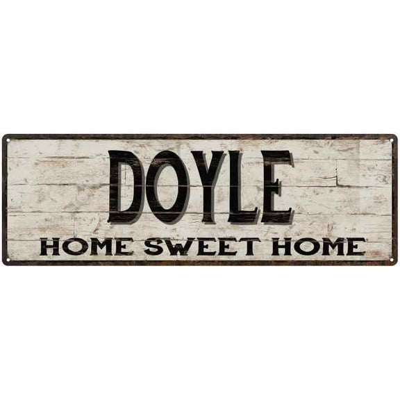 DOYLE Rustic Home Sweet Home Sign Gift 6x18 Metal Decor 106180084391