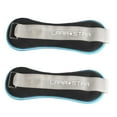 thumbnail image 2 of s Adjustable Wrist Weights 2.2lbs () Durable Leg Arms Weights Set with Strap for Walking, Jogging, Running Black, 2 of 8