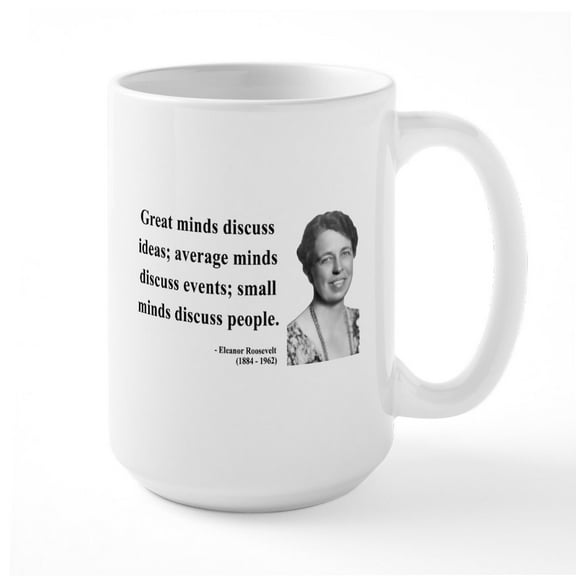 CafePress - Eleanor Roosevelt 5 Large Mug - 15 oz Ceramic Large White Novelty Mug
