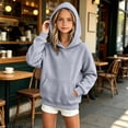 thumbnail image 2 of Hoodies for Kids Girls Boys Cute Long Sleeve Hooded Sweatshirt Pullover with Pocket Trendy Clothing for Teen Girls Boys, 2 of 7