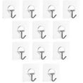 thumbnail image 1 of Clear Hooks Self Adhesive Plastic Sticky Hooks 5kg (max), 1 of 5