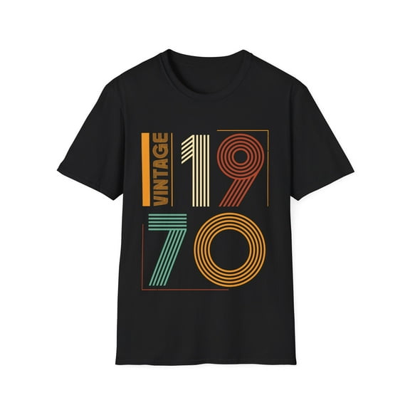 Vintage 1970 TShirt Men Limited Edition BDay 1970 Birthday Men Shirts