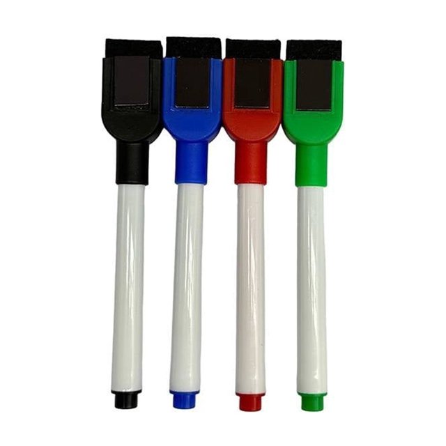 Plumones Prichos Pizarrón 4 Piezas