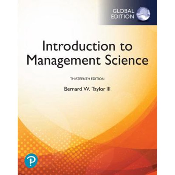 Pre-Owned Introduction to Management Science, Global Edition (Paperback) 1292263040 9781292263045