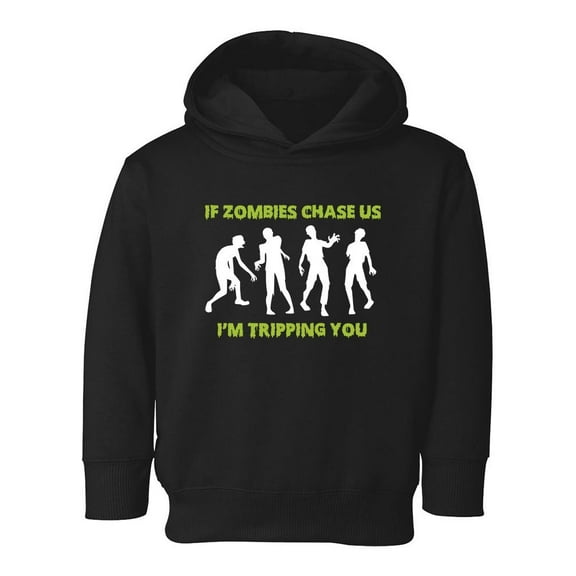 If They Chase Us Hoodie Toddler -Smartprints Designs, 5 Toddler