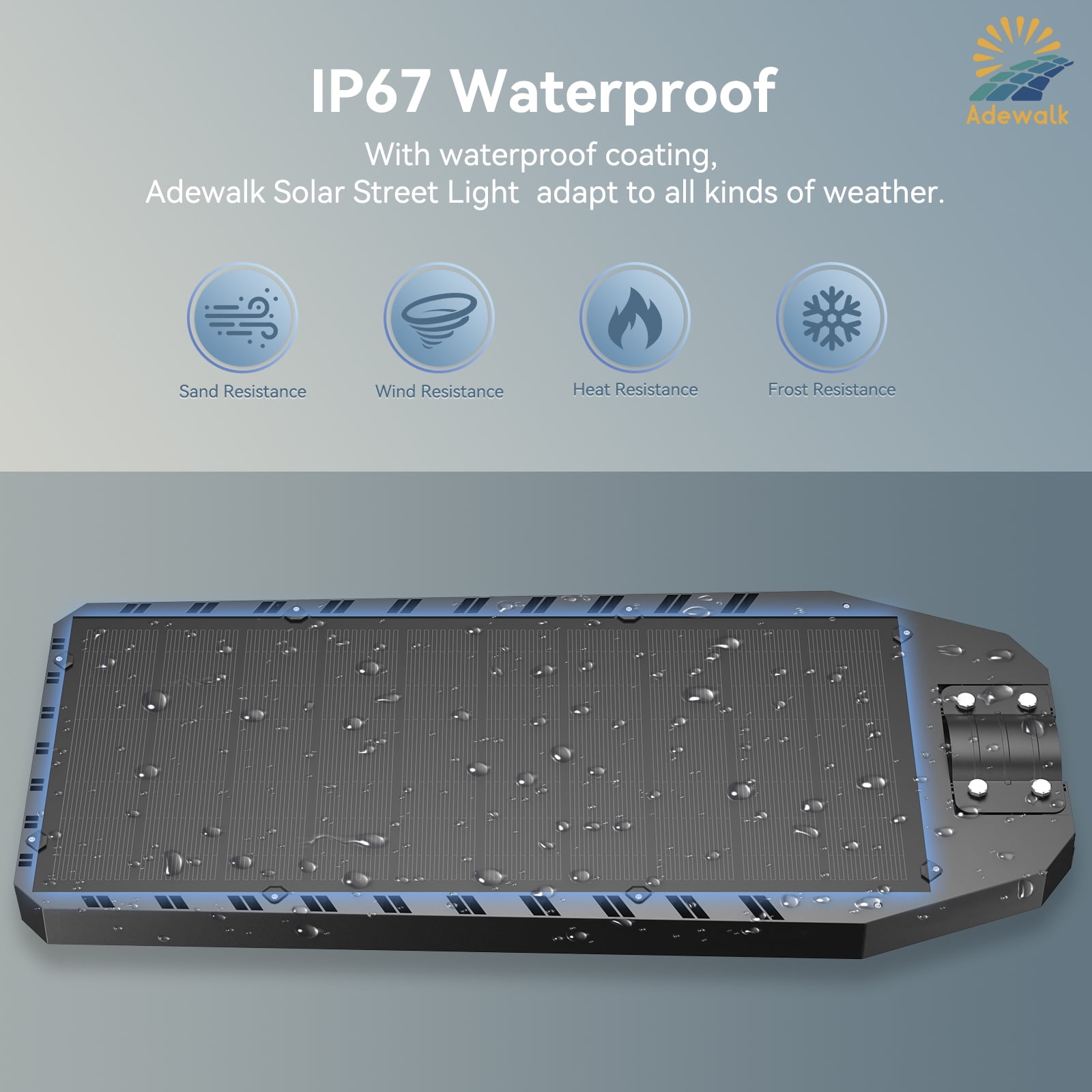 9000W Plus Large Solar Street Light, Super Bright Solar Lights Outdoor, IP67 Solar Parking Lot Lights, Dusk to Dawn Outdoor Lighting Motion Sensor and Remote Control