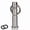 Silver, variant on EDC 1 PC Titanium Alloy Connecting Rod for Tool Pendant Paracord Rope Bead DIY-Blue