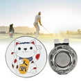 thumbnail image 1 of Compact 1PCS 19g Metal  Hat Clip,  Hat Clip, For Indoor/Outdoor Golfers Lovers  Clubs  Course Popularity, 1 of 8