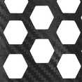 thumbnail image 2 of 4X Car Rear Tail Light Lamp Stickers Honeycomb Type Decal Carbon Fiber Style 48 x 30cm, 2 of 5