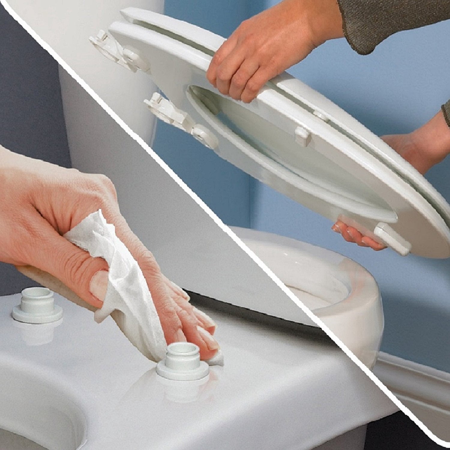 Mayfair NextStep2 Elongted Toilet Seat with Built-In Potty Training Seat
