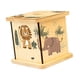 thumbnail image 5 of Organizador de alcancía de madera, adorno de escritorio, caja de ahorro de dinero, alcancía cuadrada para graduación, adultos, niños, recuerdo de Línea, 5 of 8