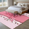 thumbnail image 4 of 6x9 Area Rugs for Living Room, Happy Mother's Day Non Slip Area Rugs for Kitchen Bedroom Entryway, Farmhouse Pink Floral Love Heart Washable Carpet Runner Rug Floor Mats for Bedroom Home Decor, 4 of 8