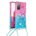 thumbnail image 2 of Funda para Samsung Galaxy S20 FE 4G/5G Brillantina Líquida Divertida Reluciente y con Cristales en Movimiento Cuerpo Cruzado con Cordón Ajustable, 2 of 5