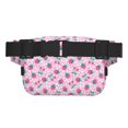 thumbnail image 3 of Disketp Cherry Strawberry Riñonera de Doble Capa, Bolsa de Cintura Ajustable para Viajes, Correr y Senderismo, Riñonera Ligera para Hombre y Mujer, 3 of 9