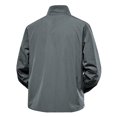 thumbnail image 4 of WTOBBY Men's Stand Collar Windbreaker Jacket, Lightweight Water-Resistant Casual Coat, Thin Layer for Outdoor Protection and Everyday Style,Dark Gray L, 4 of 4