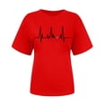 thumbnail image 4 of Birdeem Mode Femmes Chandail à Manches Courtes Imprimé Décontracté T-Shirt Blouse, 4 of 4