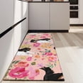 thumbnail image 4 of Bernese Mountain Dogs with Pioneer Flower Kitchen Rug Mat,Kitchen Runner Rugs Non Skid Washable,Decorative Kitchen Floor Mats for Kitchen,Sink,Laundry,17"X47", 4 of 5