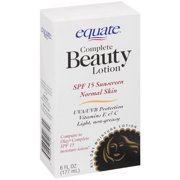 Equate Complete Beauty Lotion SPF 15, 6 fl oz