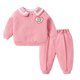 thumbnail image 1 of Gibobby Conjunto de Sudadera y Pantalón Infantil niño Niño Bebé Niños Niñas Sudadera Pullover Tops Pantalones sólidos Pantalones Traje Conjunto 2PCS Ropa(Rosa,18-24 Months), 1 of 5