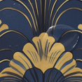 thumbnail image 4 of Yayeee Shower Curtain with Hooks 72"x72" Waterproof Fabric Bathroom Hanging Decor, Gold Art Pattern, 4 of 5