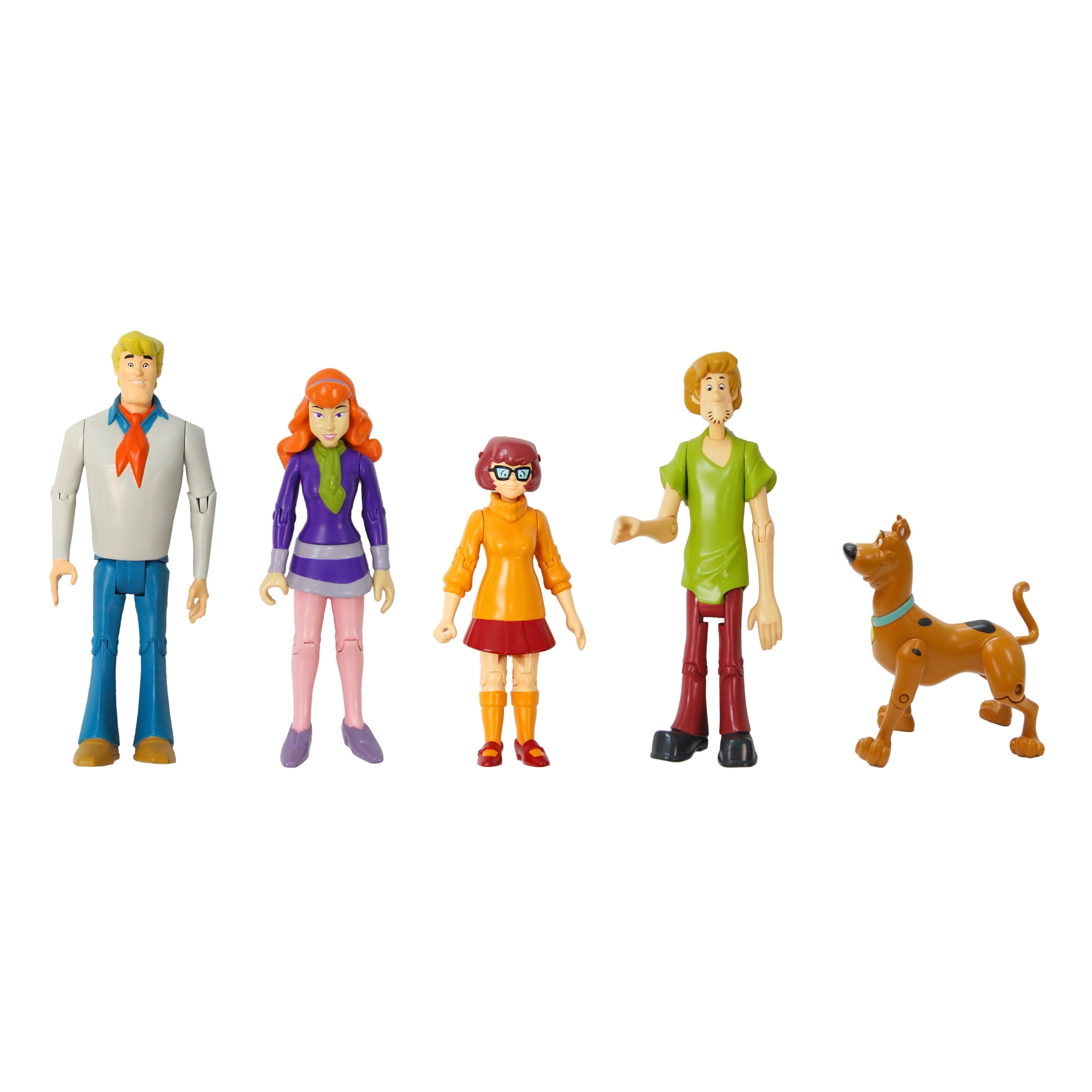 Details about   5pcs 12cm Scooby Doo Mystery Solving Action Figure Crew Toy Kids Lot Shaggy Gift