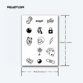 thumbnail image 4 of shiyou-Tattoo Tech, 2 Sheets Medium Semi Permanent Tattoo, Temporary Tattoos, Last 1-2 Weeks, Waterproof, Realistic Look, No Adhesive, No Reflection (Small Tattoo), 4 of 4